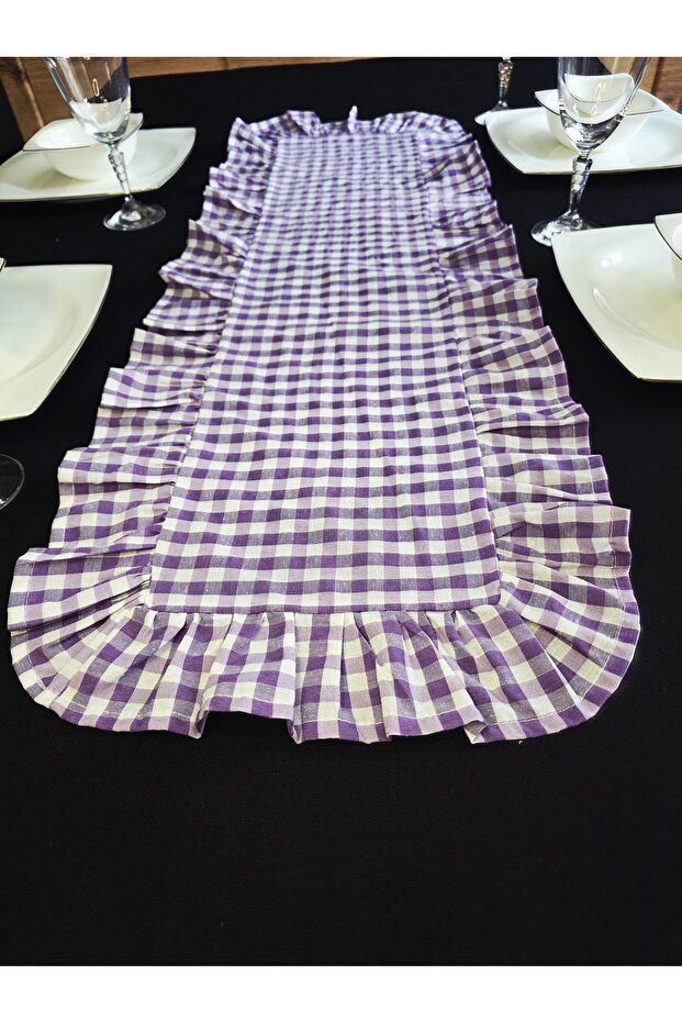 خمر كشكش القماش القطني عداء - 8