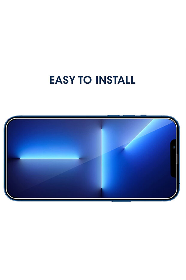 Screen Protector for Apple iPhone 13 Pro Max, Crystal Clean Tempered Glass Black - 6