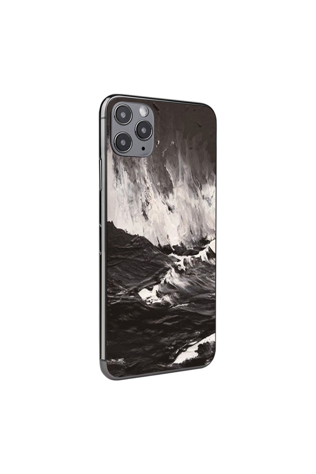 Folie Skin Spate pentru Apple Iphone 11 Pro, Waves Design, High Grip, Multicolor - 1