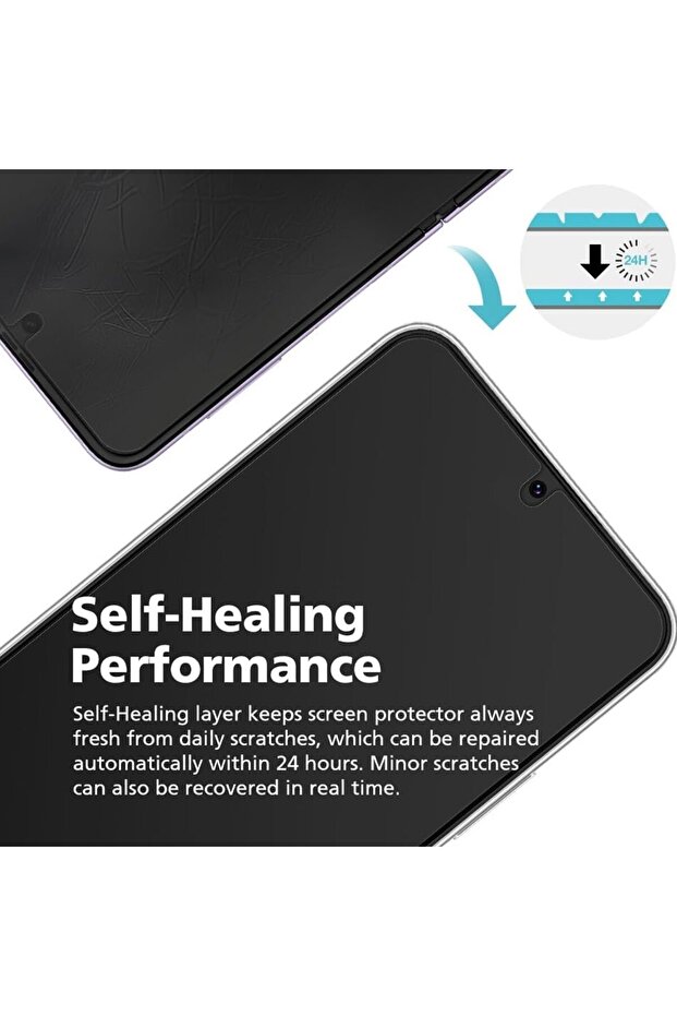 Screen Protector for Realme Neo7x, Silicone Hydrogel, Installation Kit Included, Clear - 3