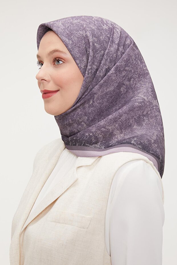 Lila Ebruli Aura Eşarp - 3