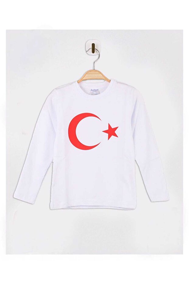 29 October 23 April Official Holiday Turkish Flag Unisex Children's Long Sleeve Bodysuit