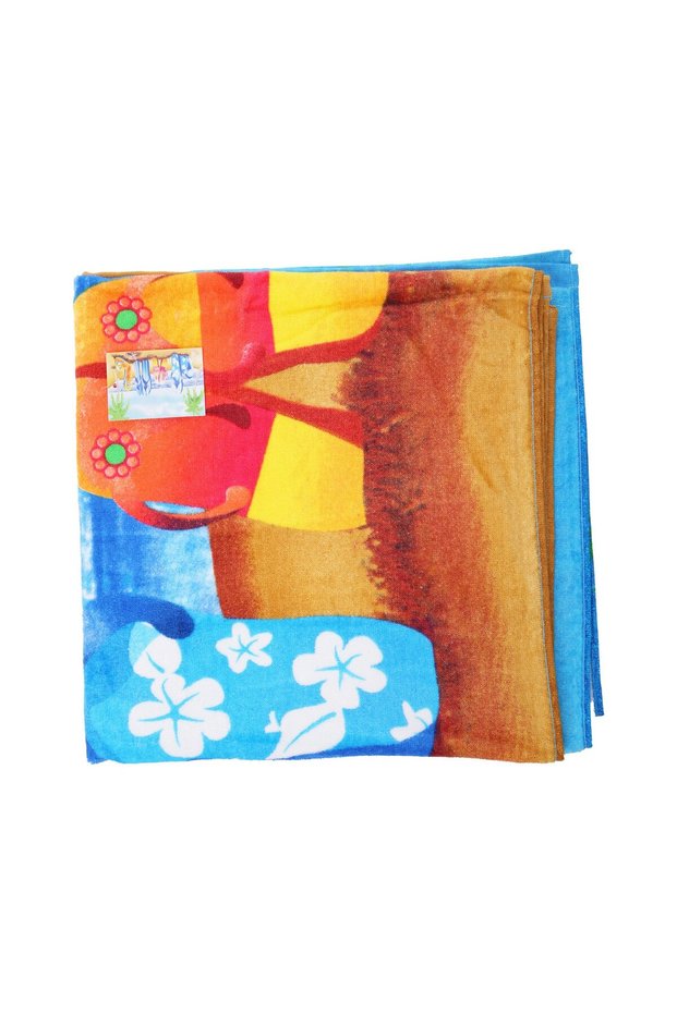 Beach Towel Cotton Printed 70 x 140cm