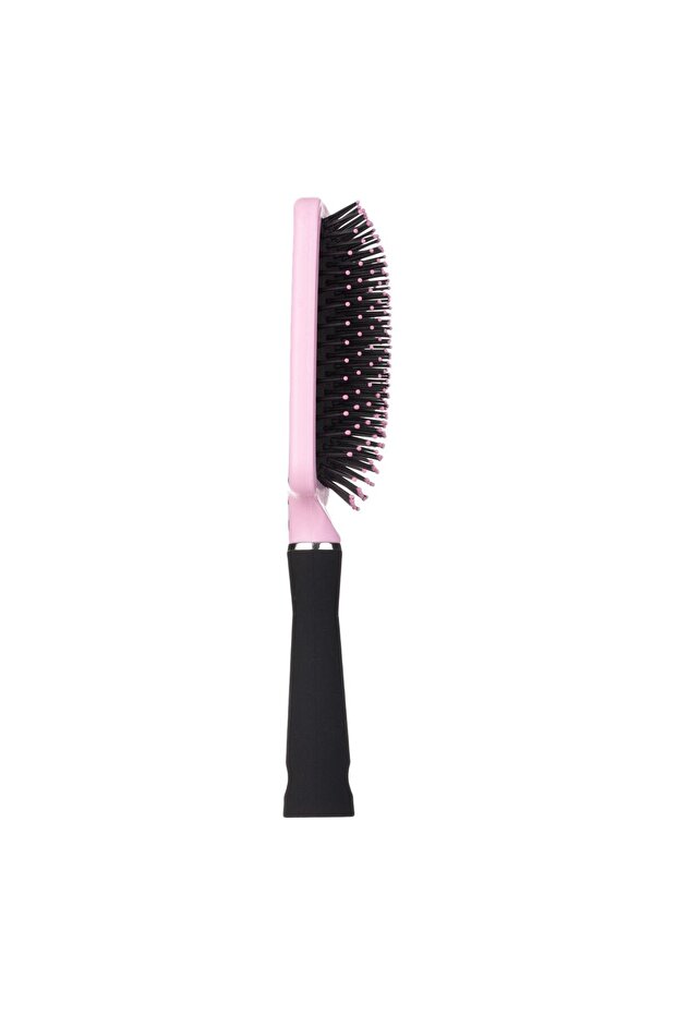 Pink Plastic Square Flat Brush - 2