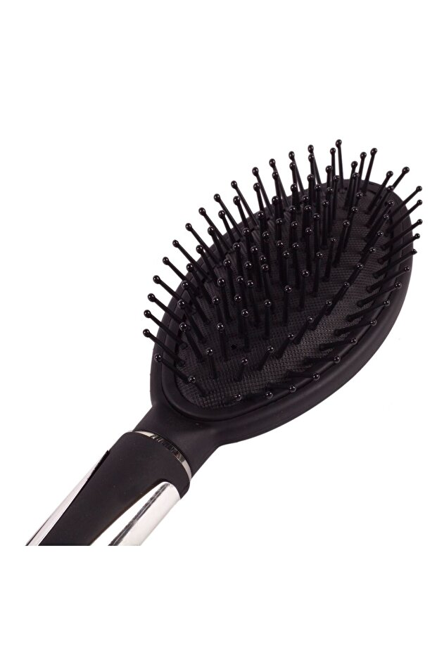 Black Plastic Oval Brush - 3
