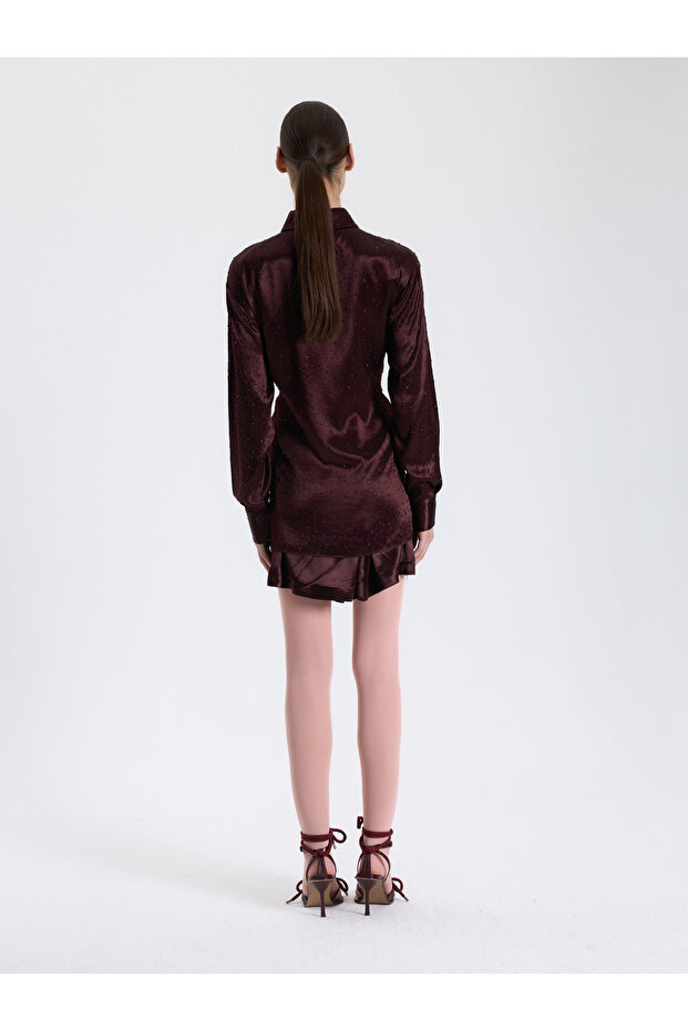 Taş İşlemeli Gömlek - 3