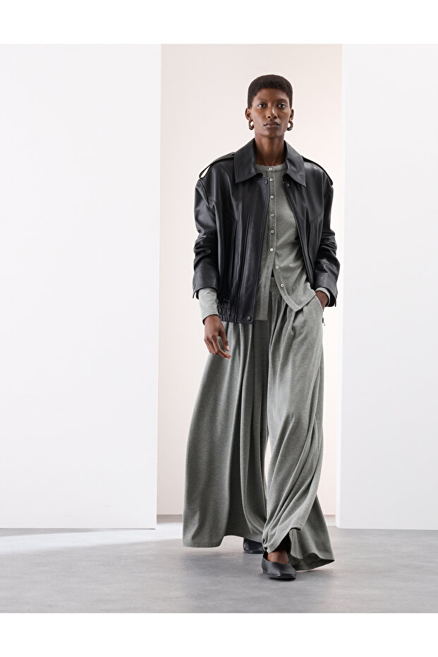 Geniş Paça Kadın Pantolon - 2