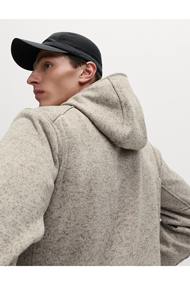 Pamuklu Kapüşonlu Hırka - 2