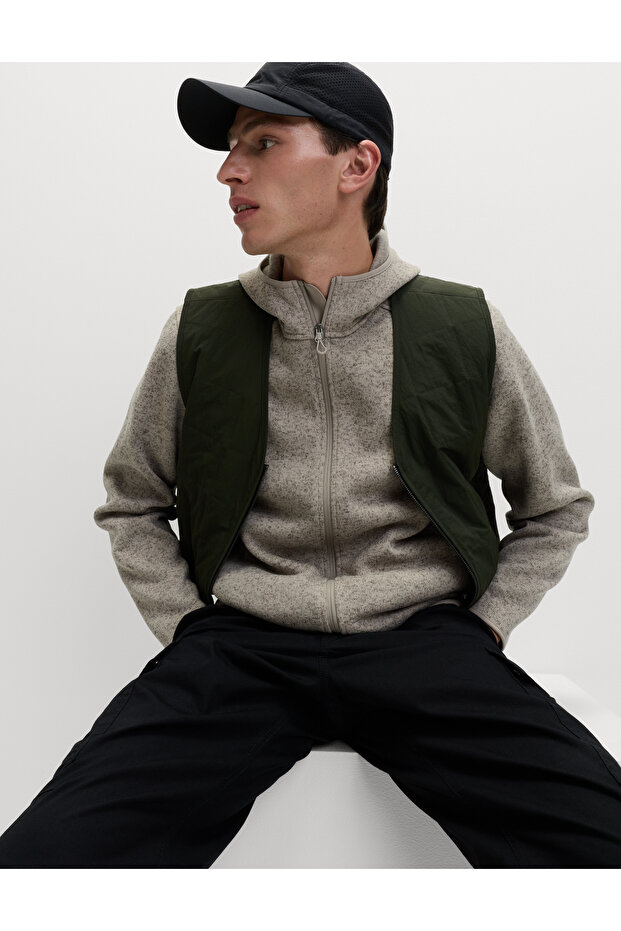 Pamuklu Kapüşonlu Hırka - 3