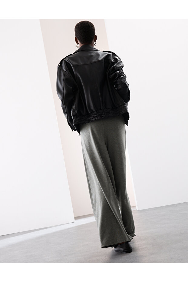 Geniş Paça Kadın Pantolon - 6