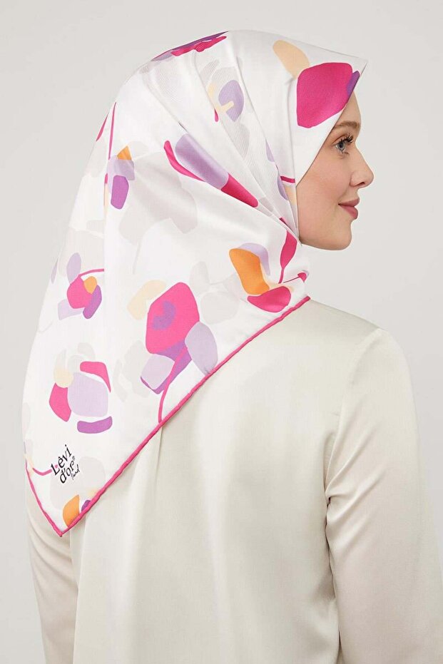 وشاح فوشيا بنمط غير متماثل - 2