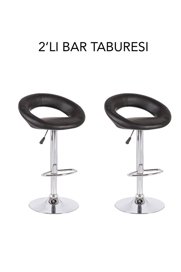 Deri Bar Taburesi - 1