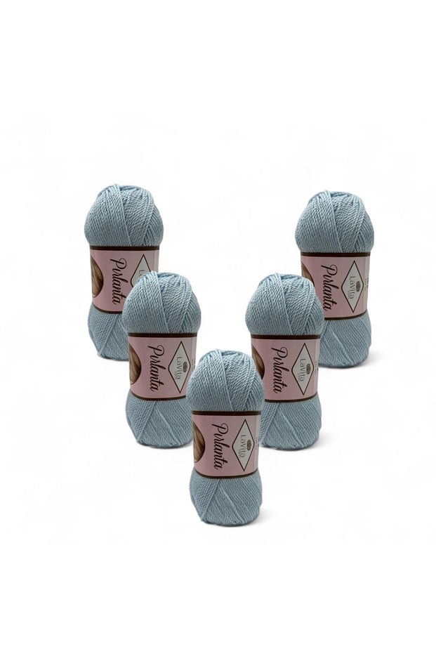 Diamond Hand Knitting Yarn 100% Acrylic 500Gr 5 Pcs (5041 Baby Blue)
