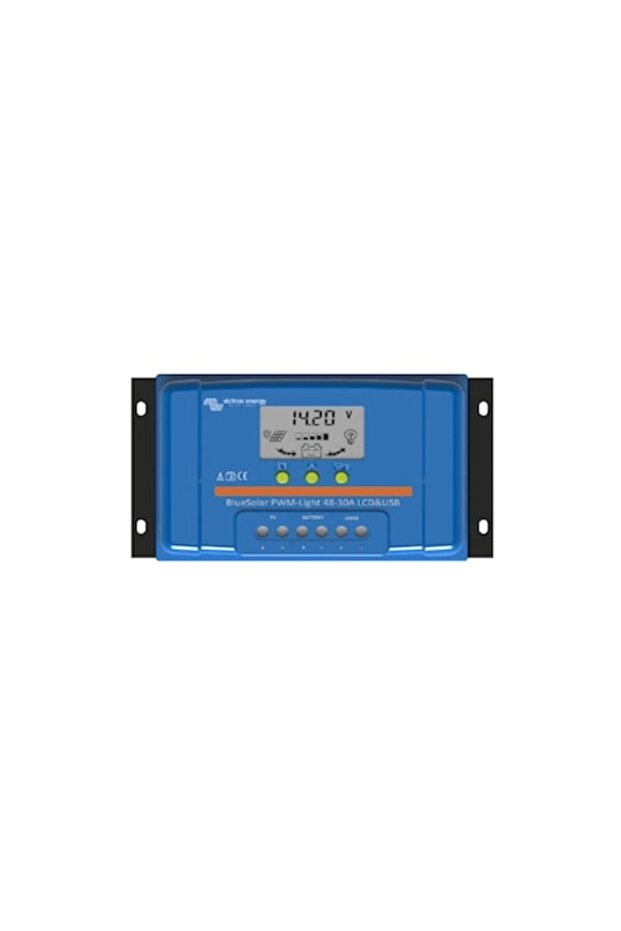 BlueSolar PWM-LCD&USB Solar Controller 12/24V-30A - 1