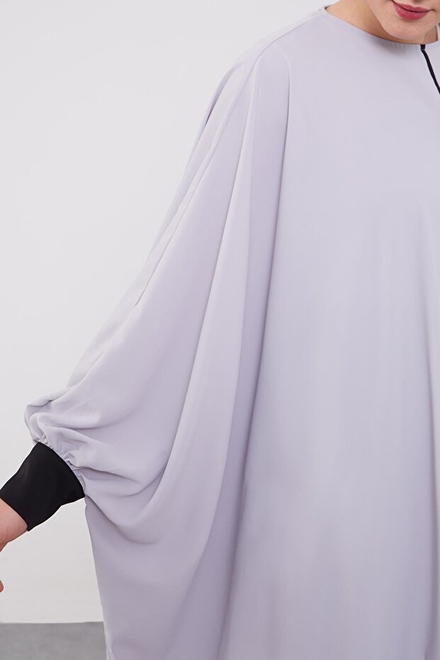 Gray Bat Sleeve Double Set - 7