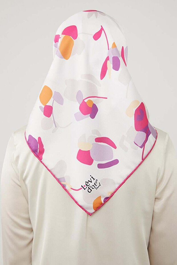 وشاح فوشيا بنمط غير متماثل - 1