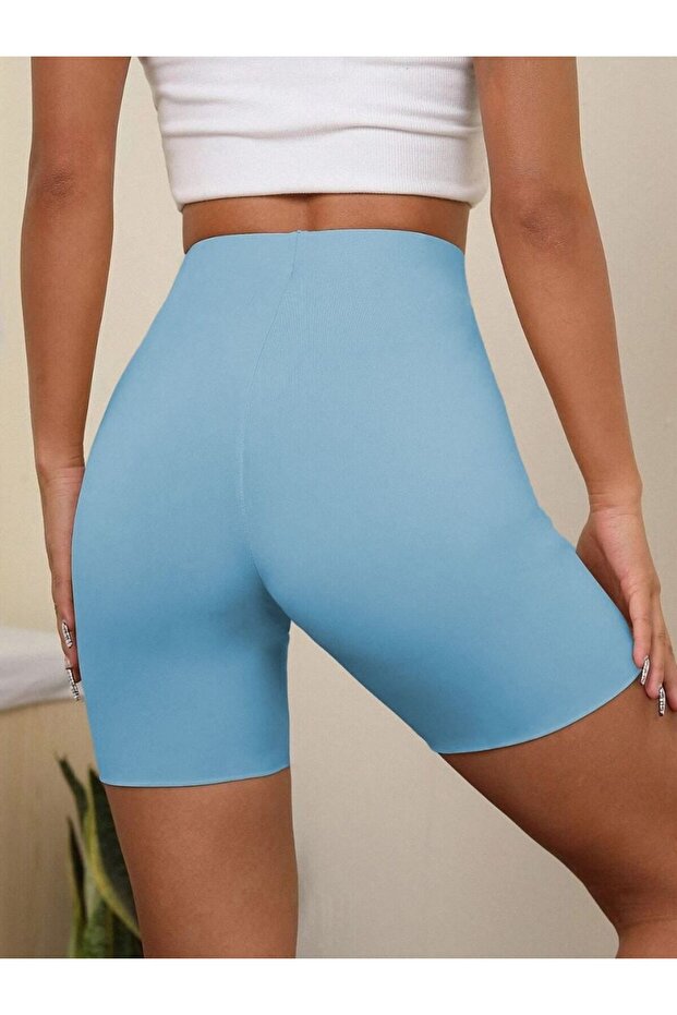 Porfy Model Esnek Şort Mavi Renk 093 - 4