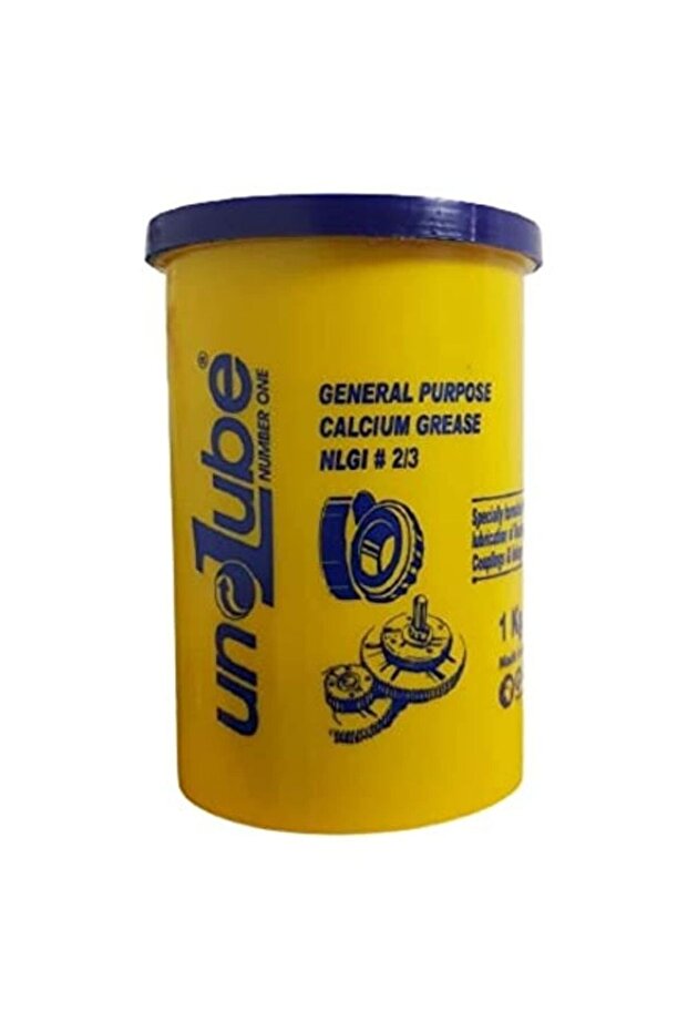 Unolube General Purpose Calcium Grease 1KG–Multi-Purpose Lubrication for Bearings, Joints, Couplings