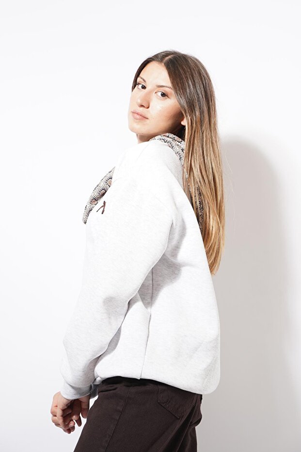 Sella Fuarlı basic Sweat Gri - 3