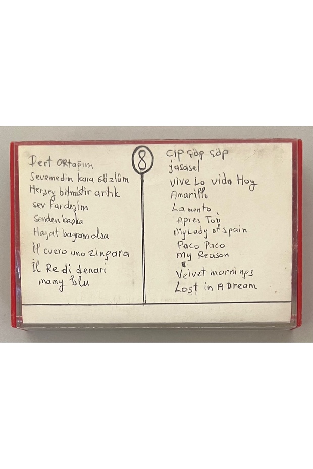 Special Filling Turkish Foreign Language Special Cassette (Periodic Filling Cassette Song List Is on the Cassette Cover) Ref:09