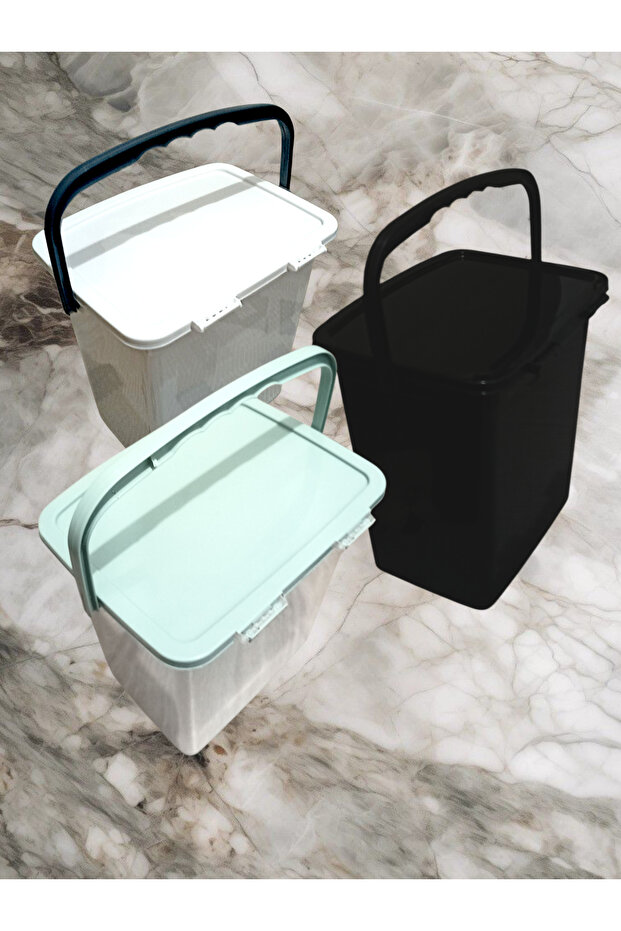 “6 Litre Çamaşır Makinesi Görünümlü Deterjan Kutusu – Toz Deterjan ve Yumuşatıcı Saklama Kutusu” - 4