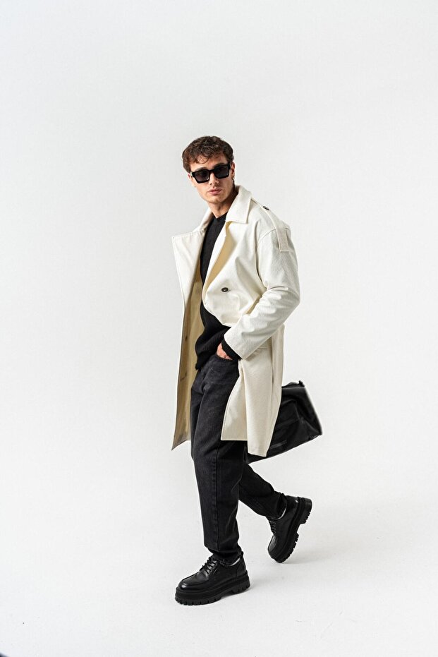 Deepblock Deri Trençkot - 3