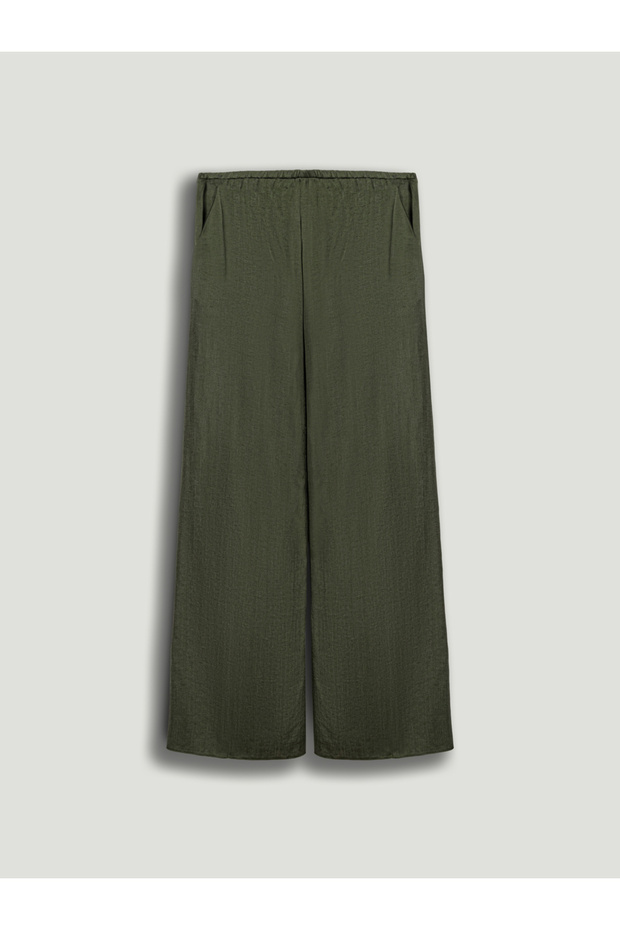 Elastik Belli Pantolon - 5