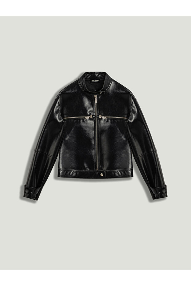 Suni Deri Biker Mont - 7