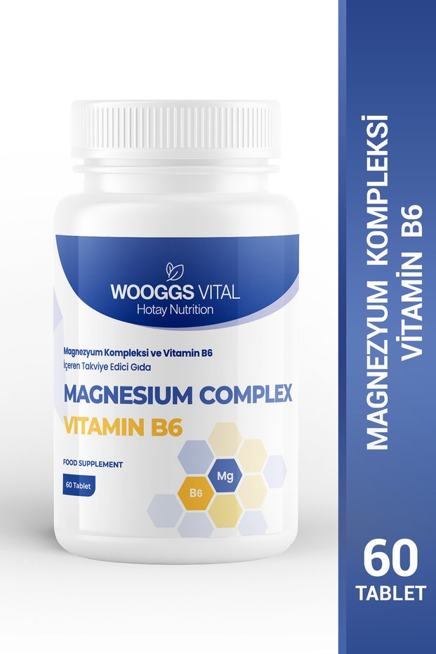 Magnesium Complex and Vitamin B6 60 Tablets