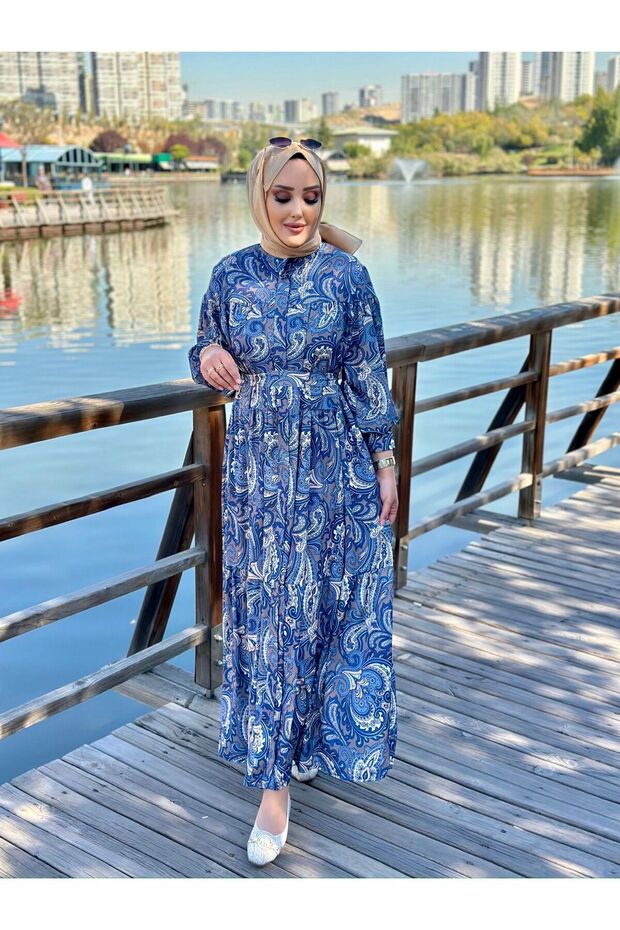 Sofya Elbise Lacivert - 1