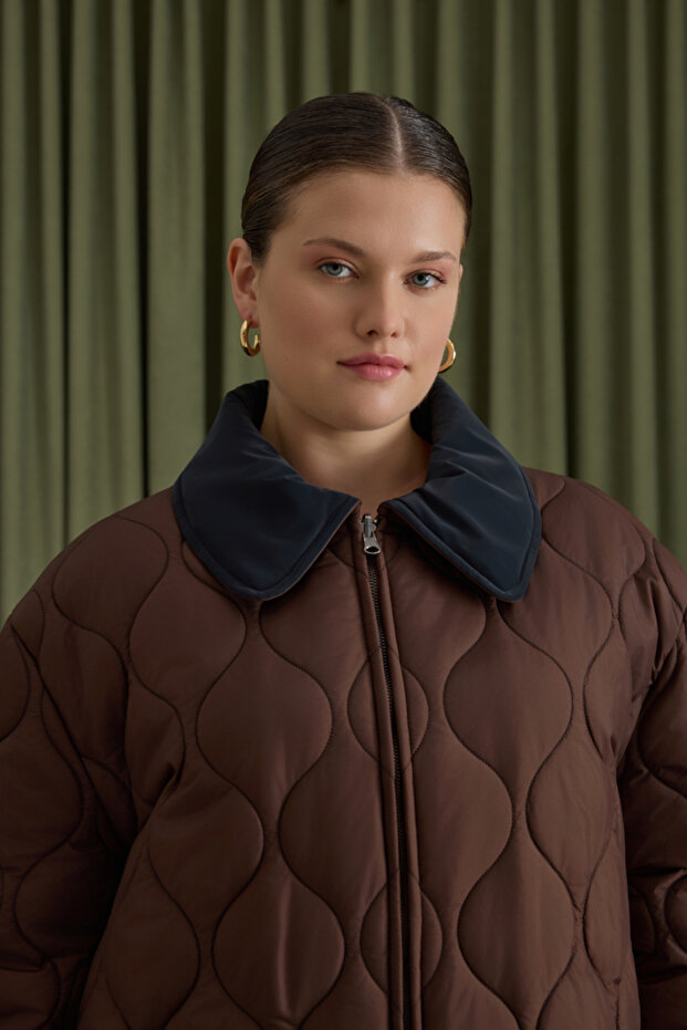 Çift Taraflı Kullanım Özellikli Kapitone Mont - 3