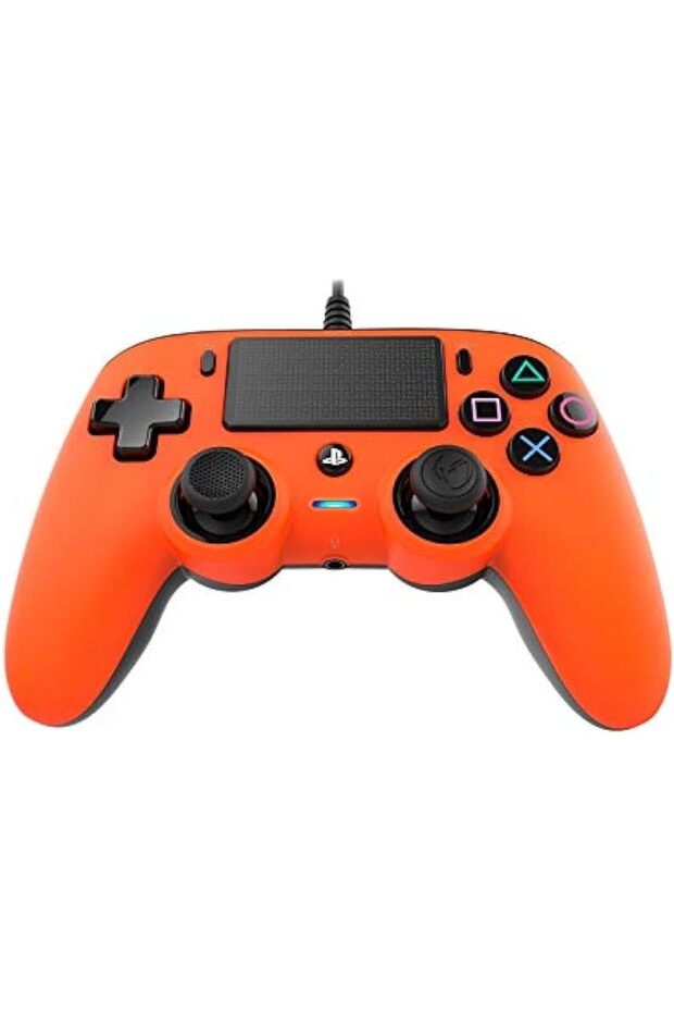 Wired Compact Controller (PS4), Orange - 1