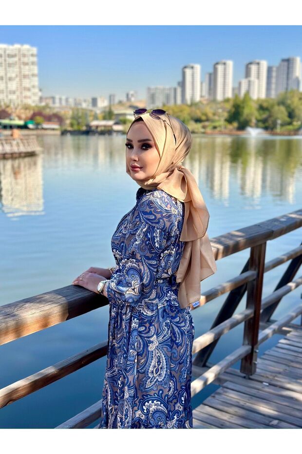 Sofya Elbise Lacivert - 2