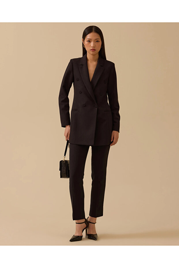 Düğmeli Klasik Ceket - 2