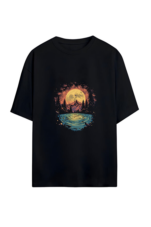 Moonlight Unisex Oversize Cotton T-Shirt