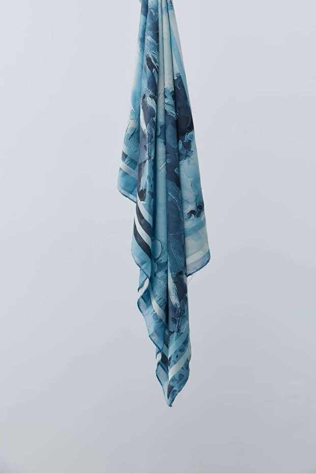 شال قطني بنمط تجريدي - 4