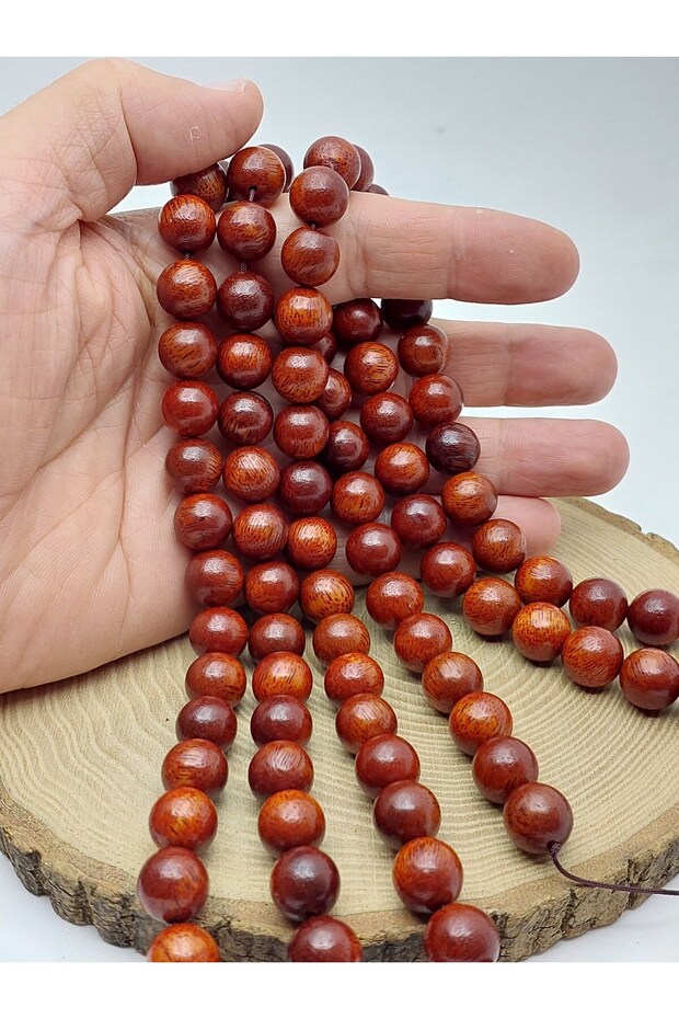 خيط خشبي من خشب العود الأحمر 12 مم (56908)