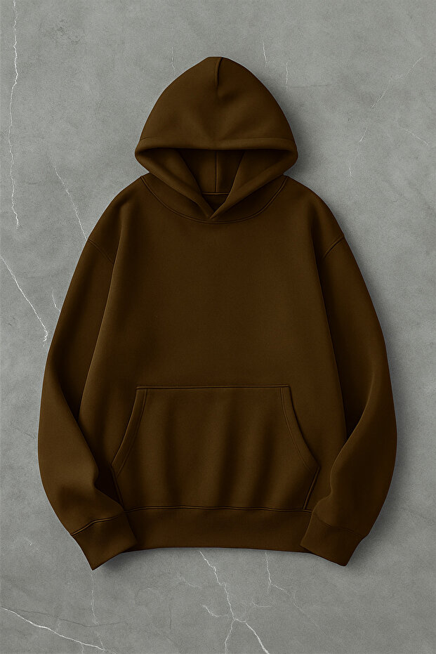 سترة قطنية أساسية فضفاضة للجنسين - 1