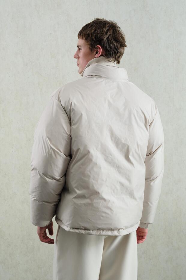 BASIC ŞİŞME BEJ MONT - 3