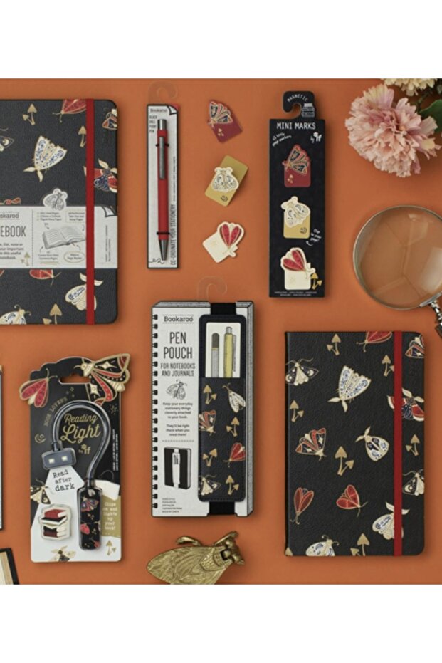 Bookaroo Bigger Things Notebook Journal Çizgili Defter - Dark Moth - 3