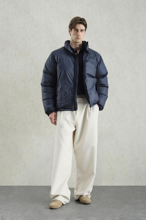 BASIC ŞİŞME LACİVERT MONT - 1