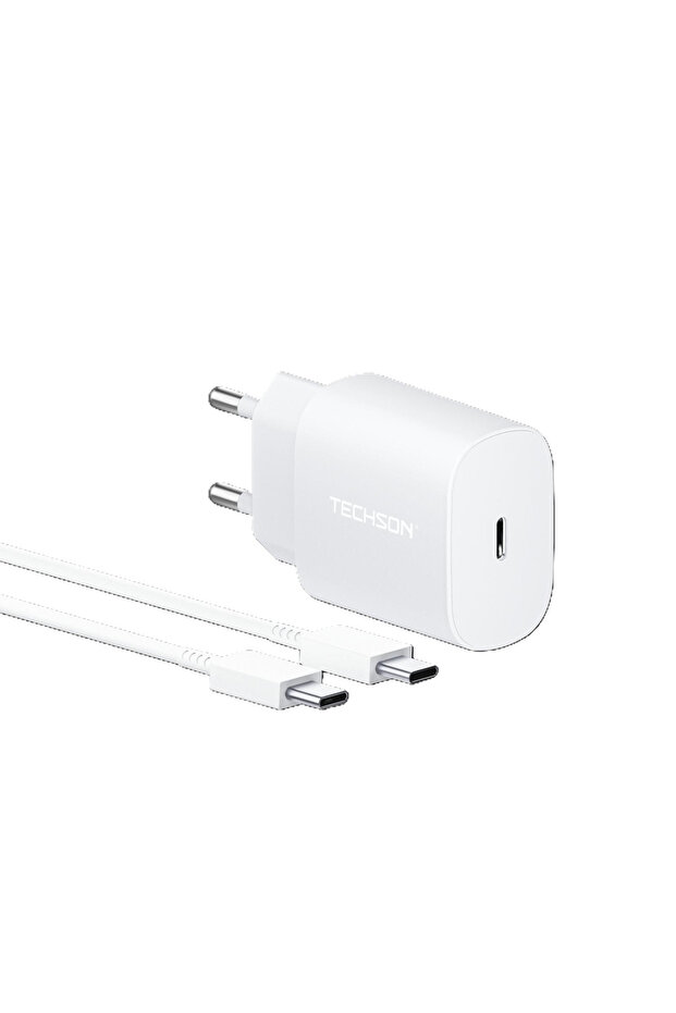 25W Type-C Şarj Aleti Adaptör + Kablo - 2