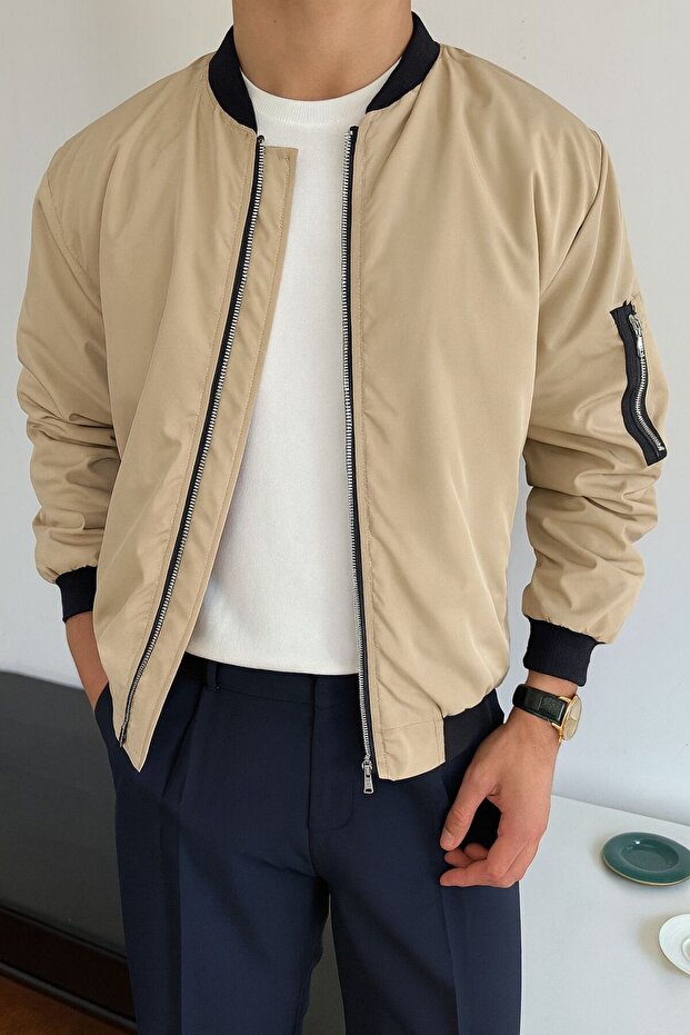 سترة بومبر للرجال - 1