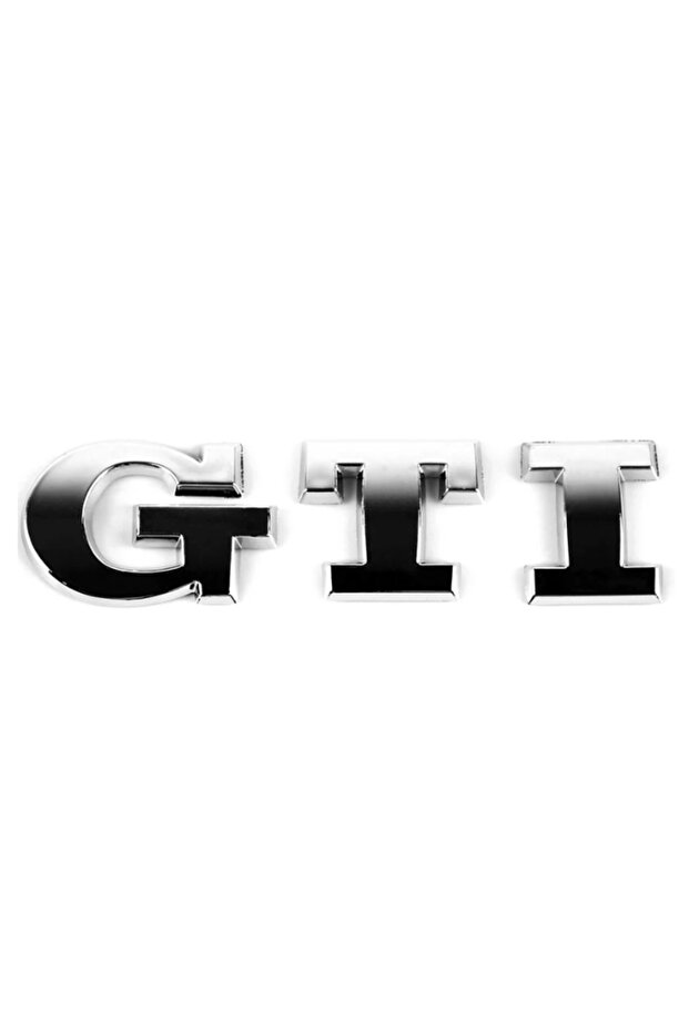 حروف كروم لصندوق السيارة طراز GTI متوافقة مع بولو 2010>2017