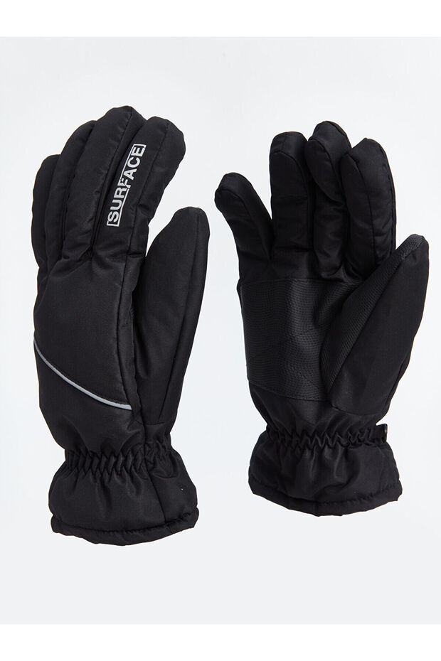 Özmarka New Season Text Printed Men's Snow Gloves