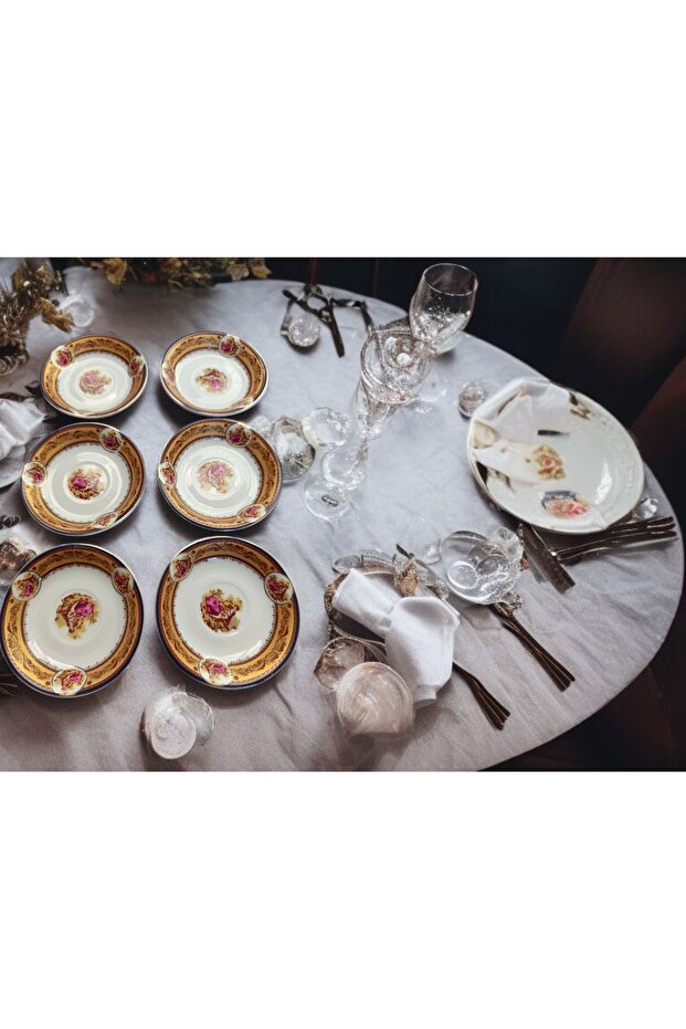 Çay tabağı 6 adet takım - 7