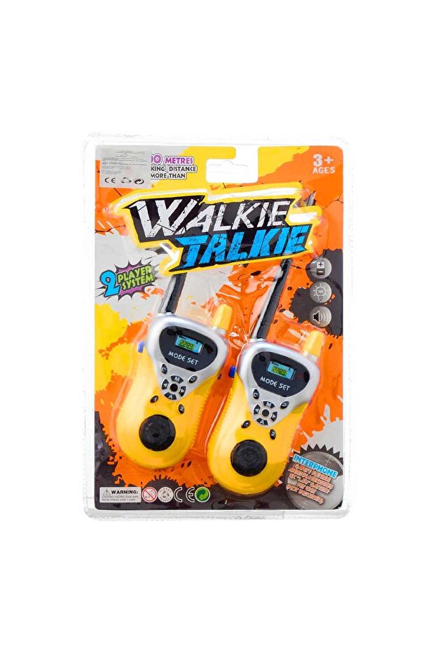 TALKİE TELSİZ NET SESLİ IŞIKLI PİLLİ - 3