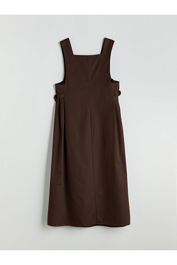 İzr Yeni Sezon Kare Yaka Jile Elbise - 6