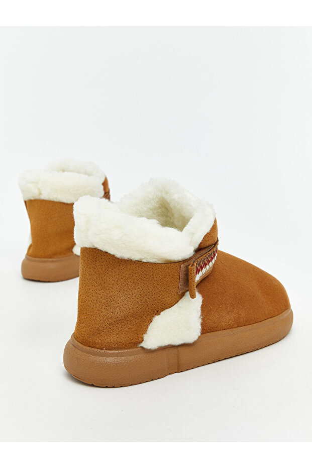 LCW STEPS Süet Görünümlü Kadın Ev Botu-2 LCW STEPS Süet Görünümlü Kadın Ev Botu- - 5