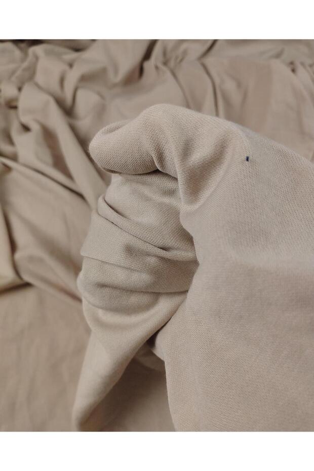 Interlock Combed Cotton Beige Color Width: 140 - 3